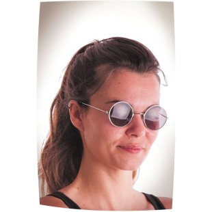 Lunettes hippy noires 2