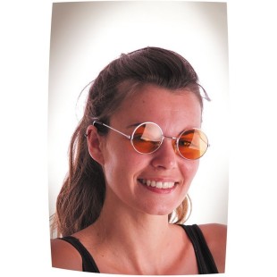 Lunettes hippy oranges 2