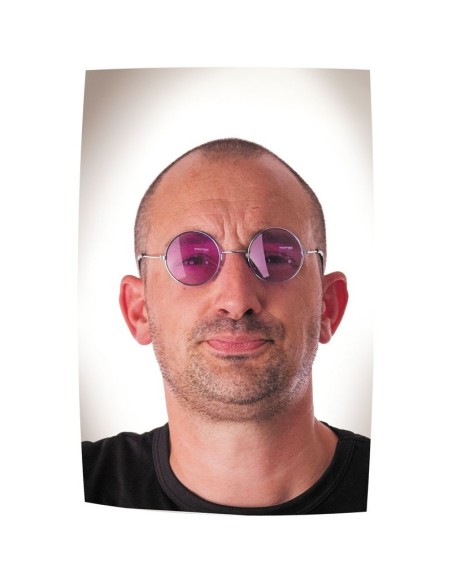 Lunettes hippy roses