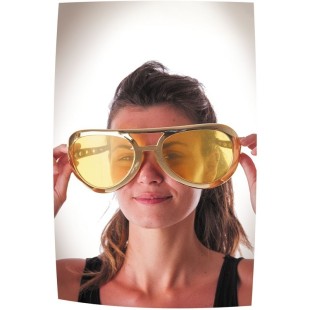Lunettes Elvis Or Géantes 2