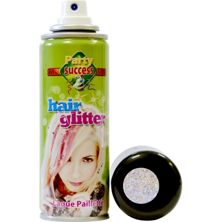 Laque couleur 125 ml paillettes argent