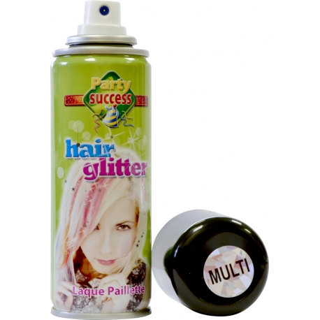 Laque couleur 125 ml paillettes multicolores