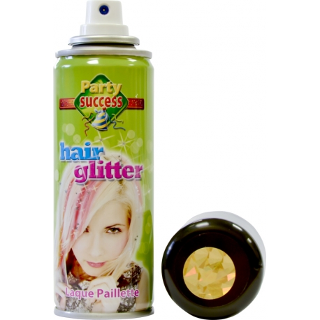 Laque couleur 125 ml paillettes or