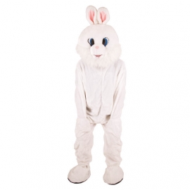 Mascotte Lapin Blanc