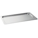 Location plateau inox rectangulaire 53x32.5cm