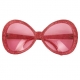 Lunettes paillettes Babe - rouge