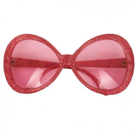 Lunettes paillettes Babe - rouge