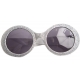 Lunettes disco paillettes - Argent