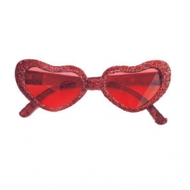 Lunettes paillettes coeur