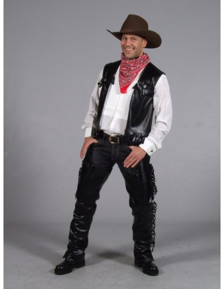 Cowboy cuir noir