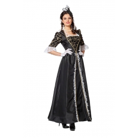 Location costume Marquise tafta noire