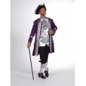 Location costume Marquis violet/argent