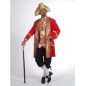 Location costume Marquis rouge/or
