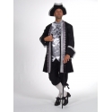 Location costume Marquis noir/argent