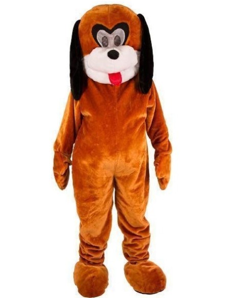 Mascotte chien brun