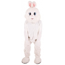 Mascotte Lapin Blanc