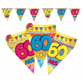 Guirlande fanions 60ans