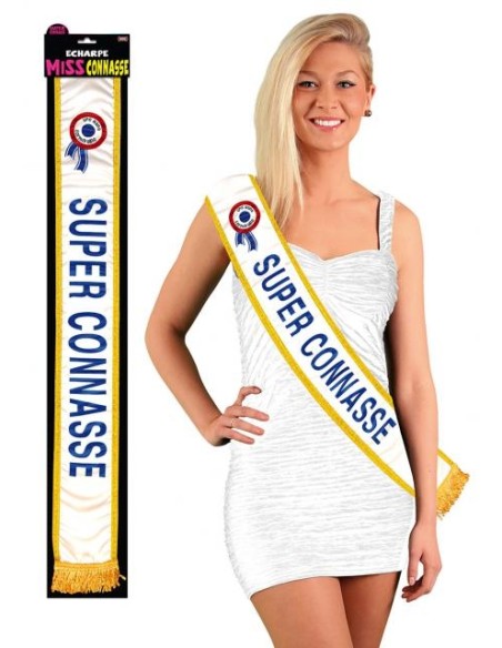 Echarpe Miss sexy bleue