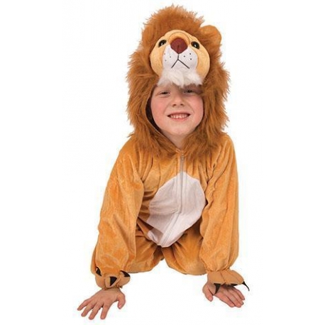 Costume peluche lion enfant