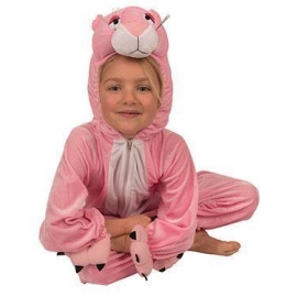 Costume peluche panthère rose enfant