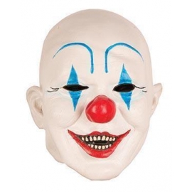Masque Clown Blanc bleu
