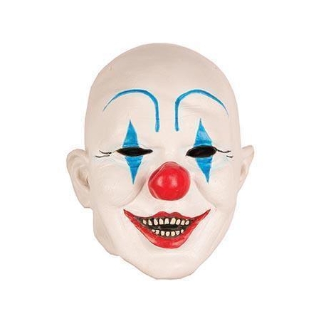 Masque Clown Blanc bleu