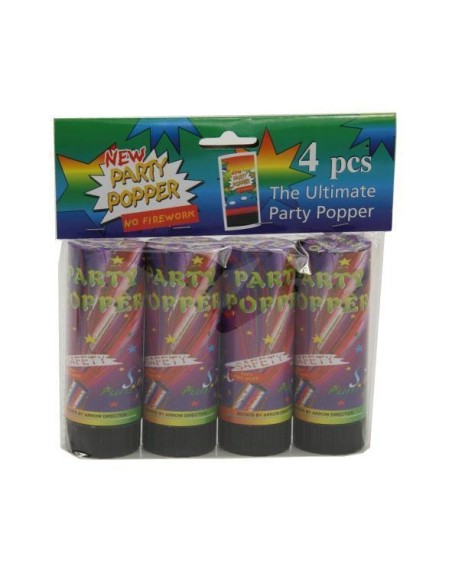 Canon à confettis 10.5cm x4