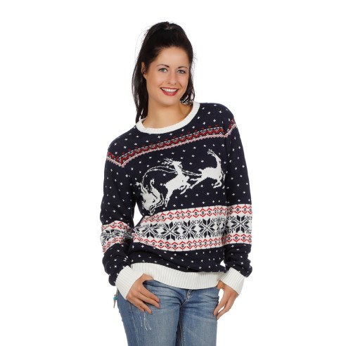 Pull moche homme/femme lutin