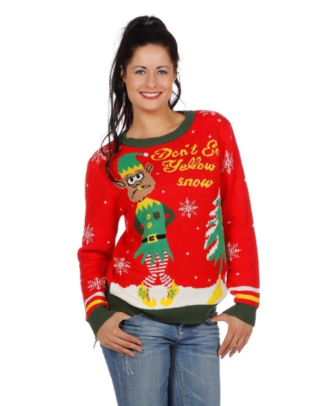 Pull moche homme/femme lutin