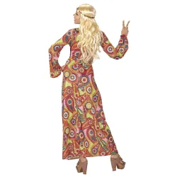 Déguisement Robe Hippie Flower Power 2