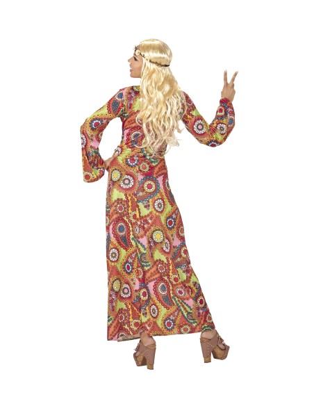 Déguisement Robe Hippie Flower Power
