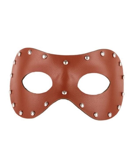 Loup simili cuir noir