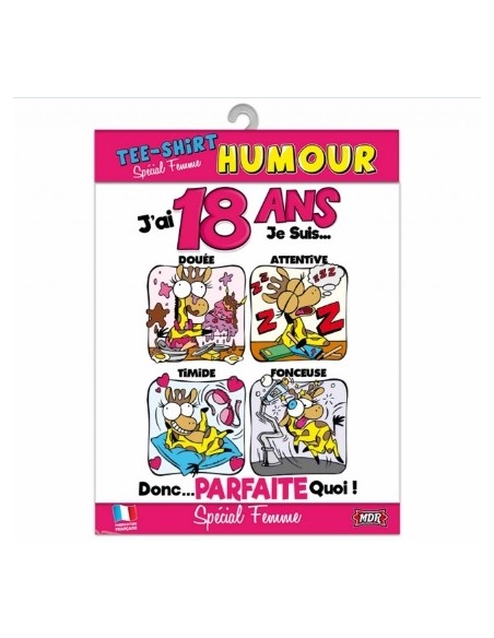 T-Shirt anniversaire femme