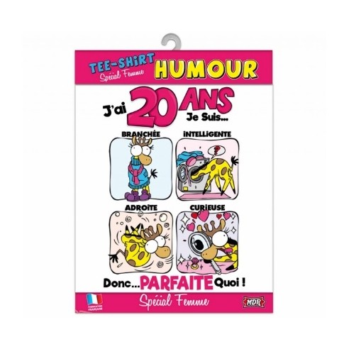 T-Shirt 18 ans femme