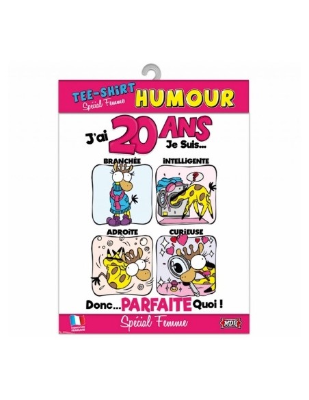 T-Shirt 18 ans femme