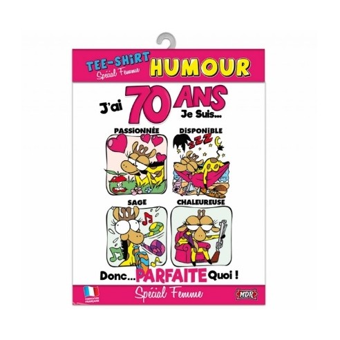 T-Shirt 18 ans femme