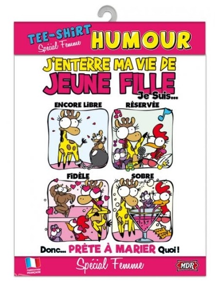 T-Shirt 18 ans femme