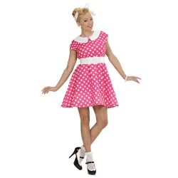 Déguisement Femme années 50 rose Adulte 2