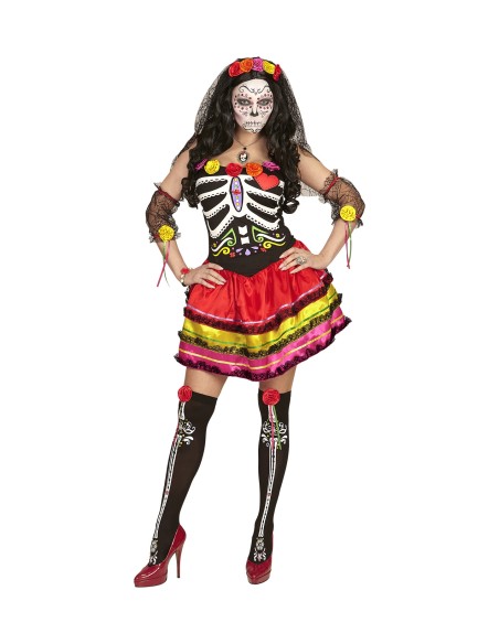 Femmee jour des morts - Déguisement halloween