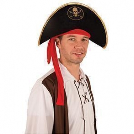 Chapeau Pirate feutre noir