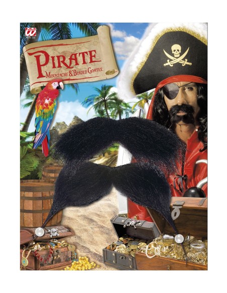 Moustache + bouc pirate