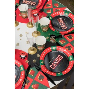 Assiettes Casino en carton x10 2