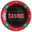 Assiettes Casino en carton x10