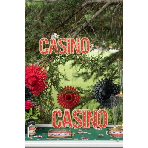 Lettres casino lumienuses