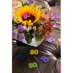 Confettis de table 80's x10 2