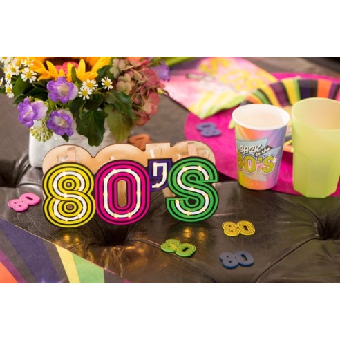 Lettres 80's lumineuses