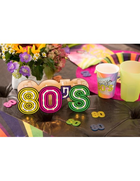 Lettres 80's lumineuses