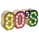 Lettres 80's lumineuses