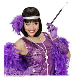 Cravate blanche satin 2