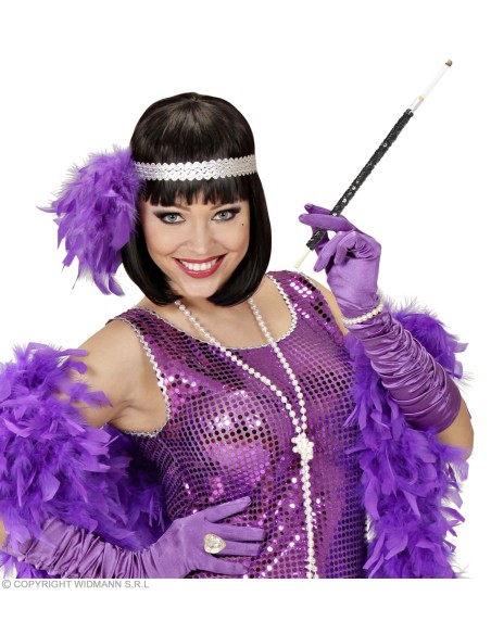 Cravate blanche satin